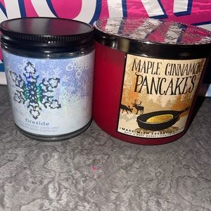 Maple cinnamon pancakes 3wick and fireside single wick candles